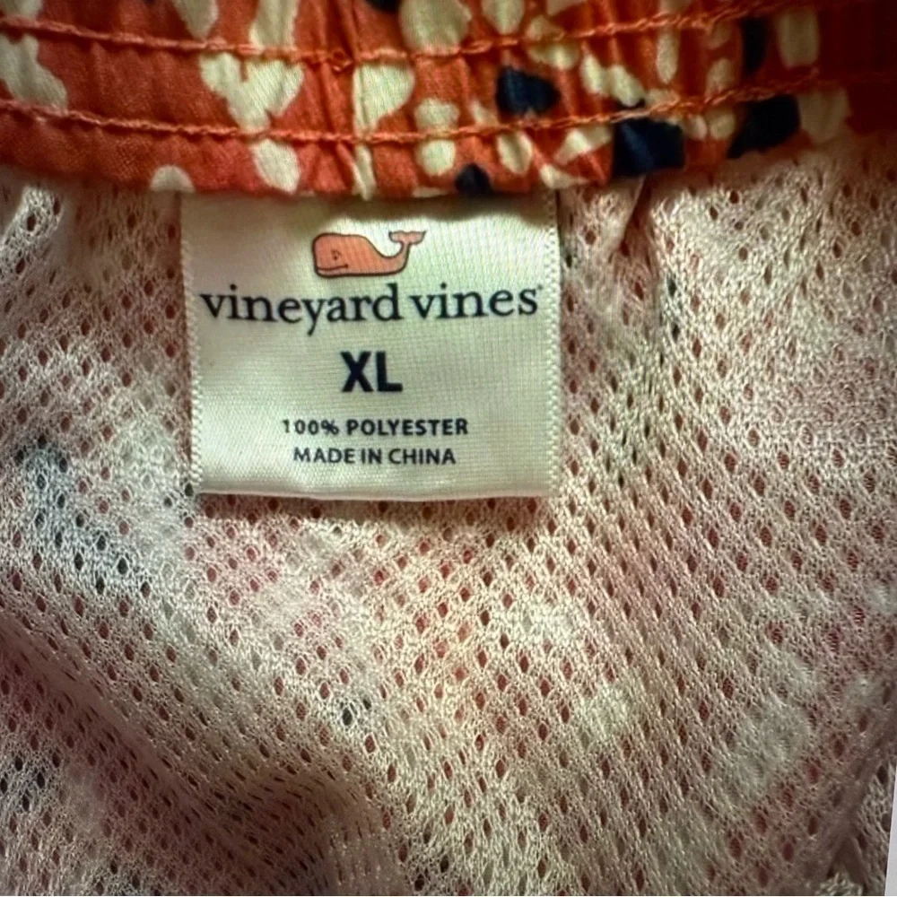 Vineyard Vines mens XL tropical‎ swim trunk shorts preppy coastal summer